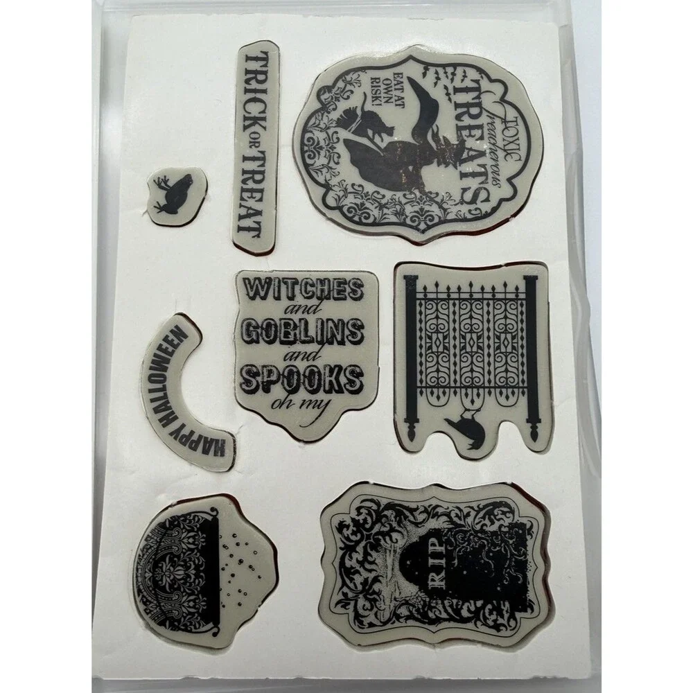 Stampin up Toxic Treats Set of 8 